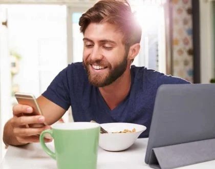 Everything A Tech Man Need on A Breakfast